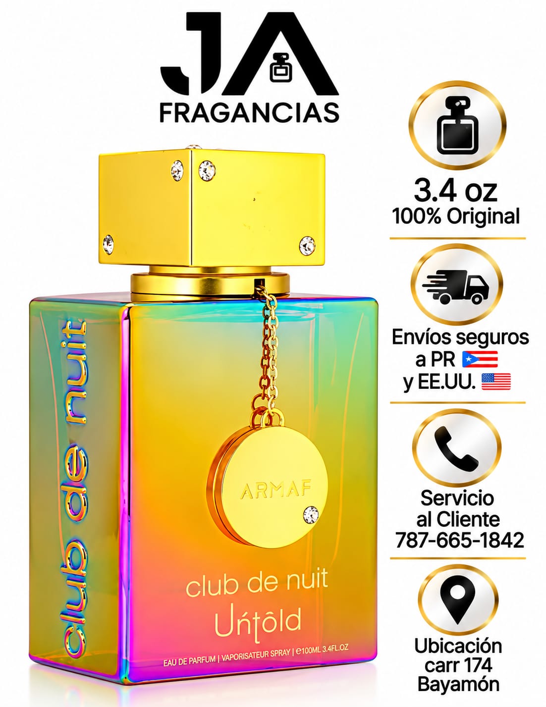 CLUB DE NUIT INTENSE UNTOLD 3.6oz 5% De Descuento Adicional