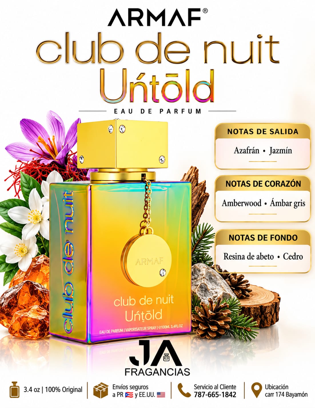 CLUB DE NUIT INTENSE UNTOLD 3.6oz 5% De Descuento Adicional