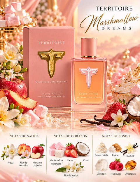 Territoire Marshmallow Dream Eau De Parfum 3.4oz 5 % Descuento Adicional