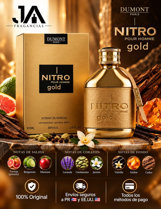 Nitro Gold Dumont 3.4oz 5% De Descuento Adicional