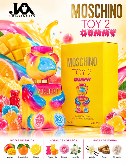 MOSCHINO TOY 2 GUMMY EAU DE PARFUM 3.4OZ + 5% DE DESCUENTO ADICIONAL