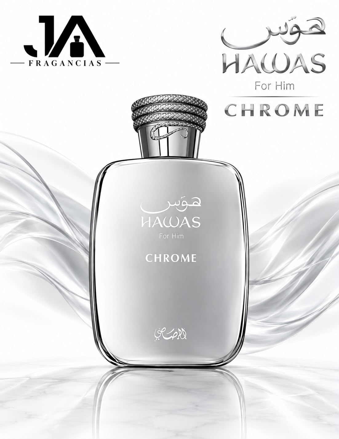 Hawas Chrome Rasasi for women and men + 5 % Descuento Adicional