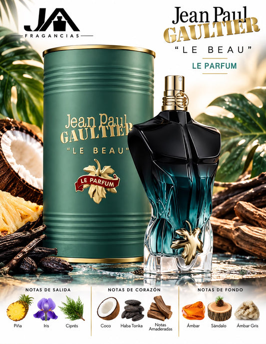 Jean Paul Gaultier "Le Beau" LE PARFUM Eau De Parfum Intense 4.2 oz 5% De Descuento Adicional