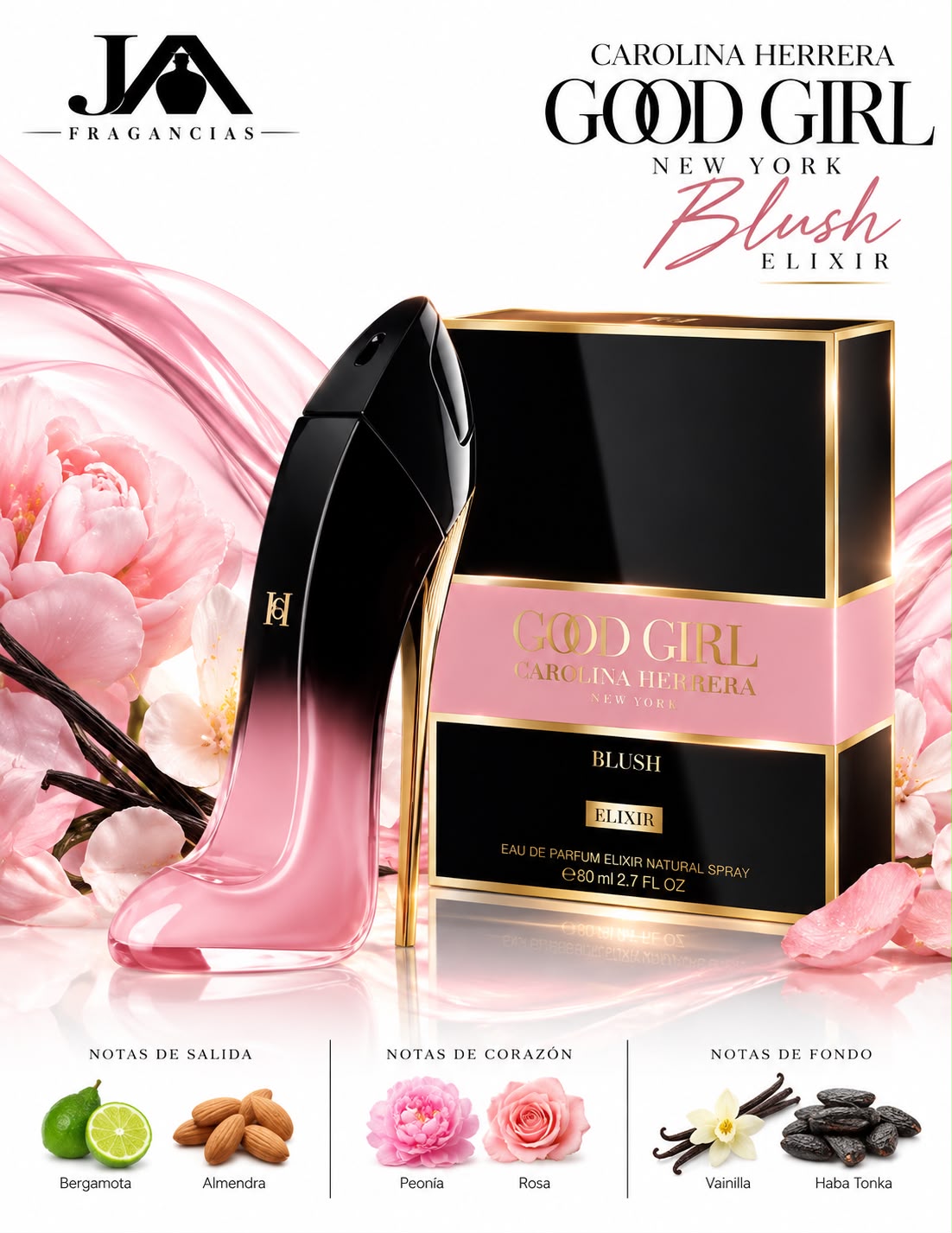 GOOD GIRL CAROLINA HERRERA BLUSH ELIXIR 2.7OZ