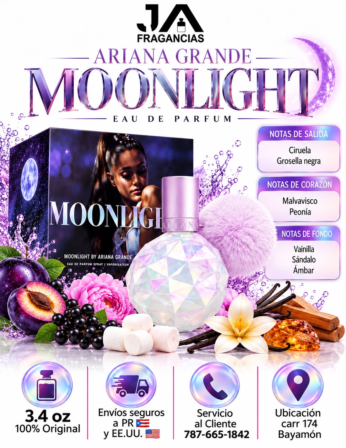 Moon Moonlight by Ariana Grande Eau De Parfum + 5% De Descuento Adicional