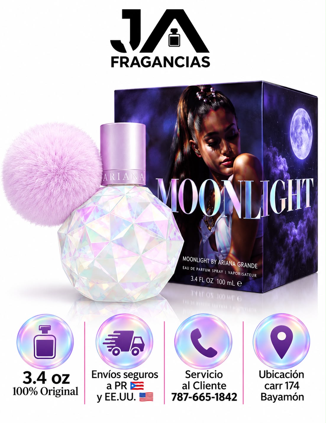 Moon Moonlight by Ariana Grande Eau De Parfum + 5% De Descuento Adicional