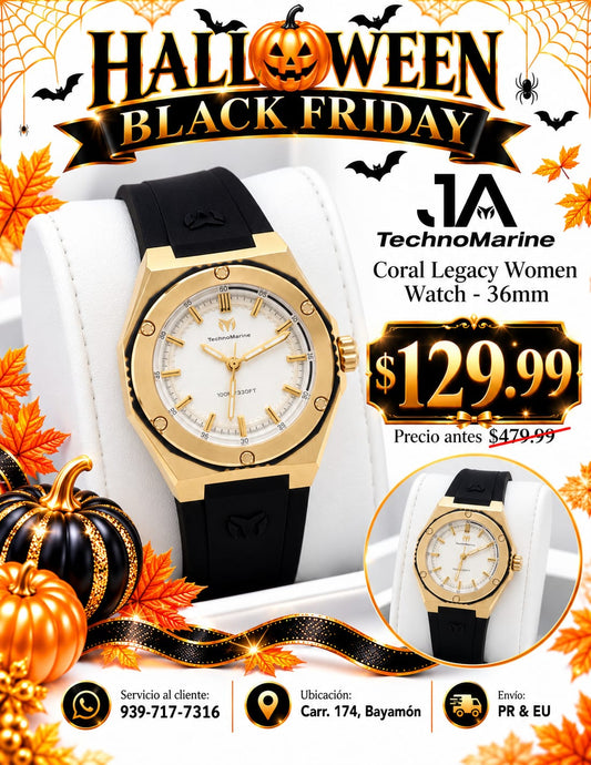 TechnoMarine Coral Legacy Women Watch - 36mm Pulsera Incluida
