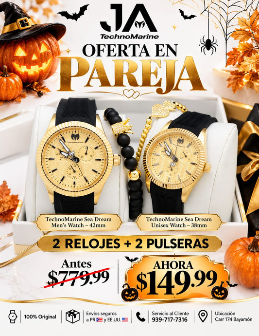DOS RELOJES TehnoMarine Sea Dream Men’s Watch – 42mm TechnoMarine Sea Dream Unisex Watch – 38mm DOS PULSERAS