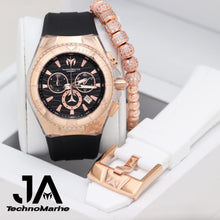 Cargar imagen en el visor de la galería, TechnoMarine Cruise Star Men&#39;s Watch - 46.65mm, Suizo Cristal de Zafiro Rose Gold
