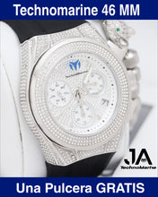 Load image into Gallery viewer, TECHNOMARINE (Pave) Cruise Collection Swiss Machine Silver Color One Free Bracelet
