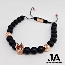 Cargar imagen en el visor de la galería, Pulsera De Corona Rose Gold Ajustable
