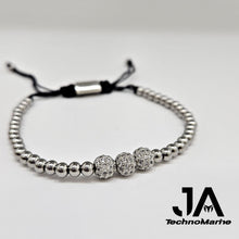 Load image into Gallery viewer, Pulsera Silver Mujer Ajustable Stainless Steel
