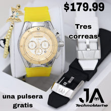 Cargar imagen en el visor de la galería, Technomarine Women&#39;s Cruise 40mm Silicone Band Swiss Quartz Watch
