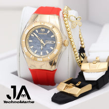 Cargar imagen en el visor de la galería, Technomarine Mujer Monogram Cruise  Watch 40mm Tres Correas, Una Pulsera Gratis
