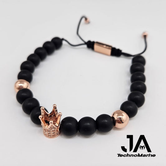 Pulsera De Corona Rose Gold Ajustable