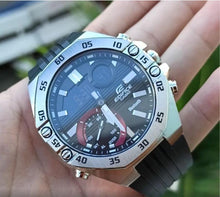 Cargar imagen en el visor de la galería, Casio Edifice SMARTPHONE LINK Black Chronograph Mens Watch
