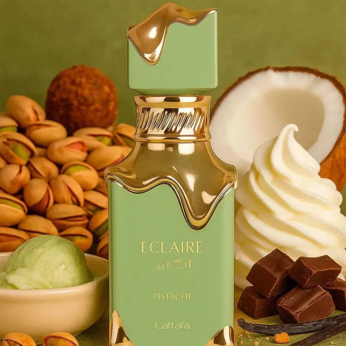 Eclaire Pistache Lattafa Perfumes for women and men + 5% Descuento