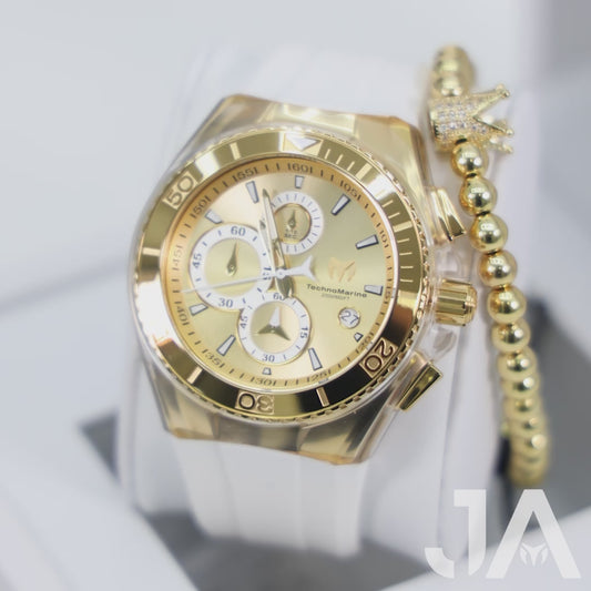 TECHNOMARINE (Men) Gold and Gold 46mm