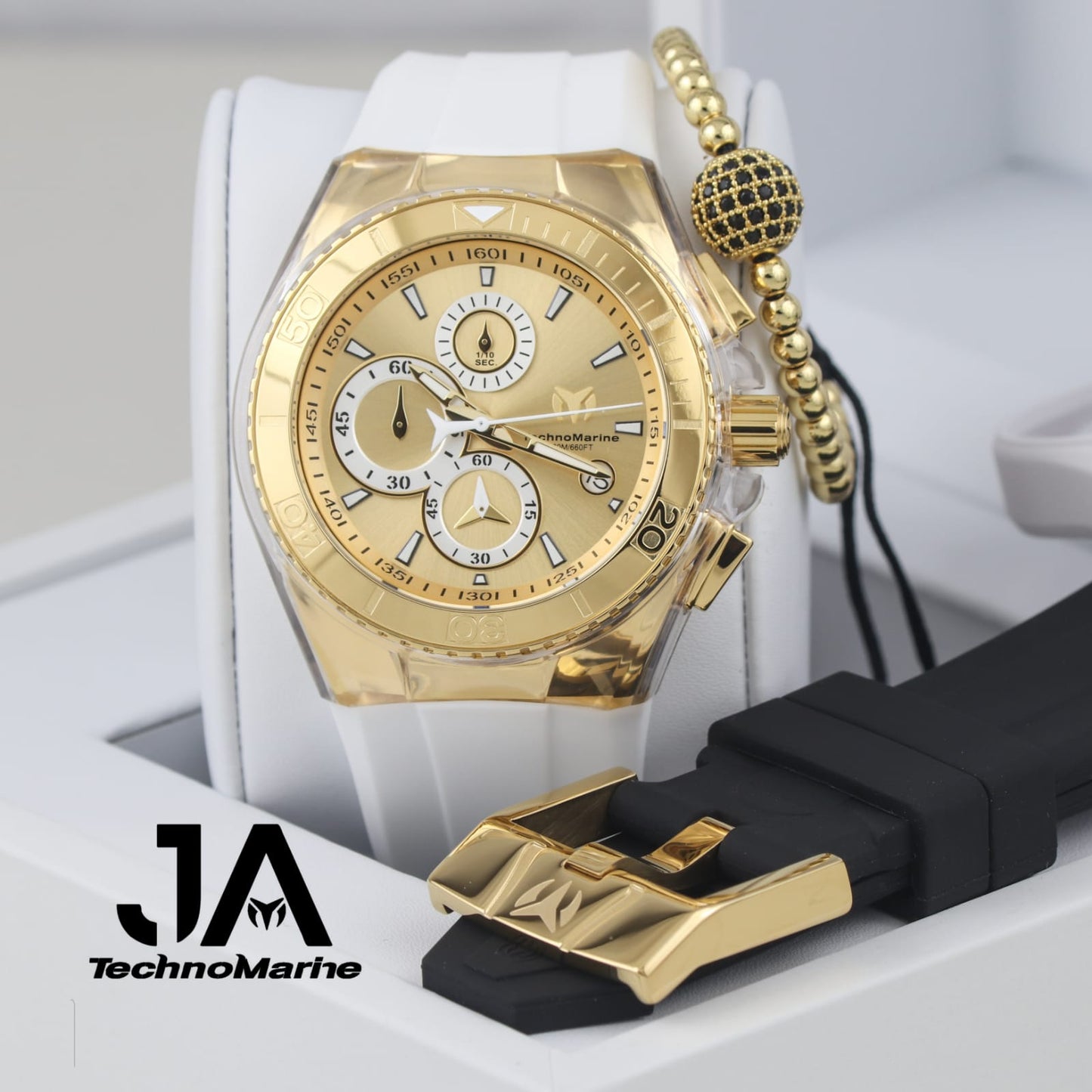 TECHNOMARINE (Men) Gold and Gold 46mm
