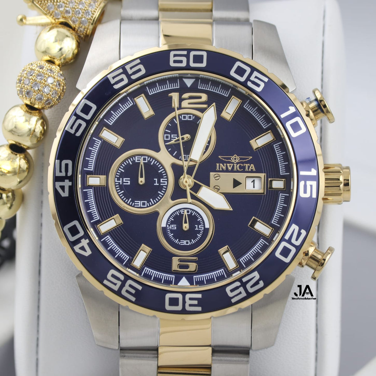 Spring Loaded Invicta Watch Invicta Racing Gridlock Men's Watch - 47mm, Black Una Pulsera Gratis ...