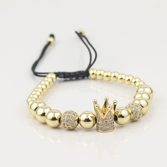 Gold Men's Adjustable Bracelet