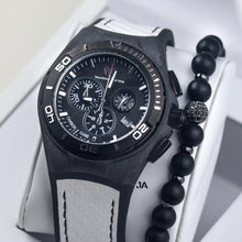 Load image into Gallery viewer, Technomarine Men&#39;s Black Carbon Swiss Chronograph
