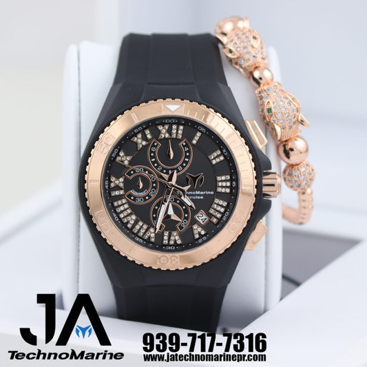 Technomarine Hombre Rose Gold / Cruise Collection Watch 46mm