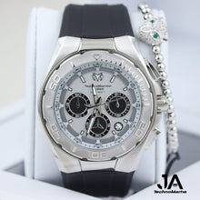 Load image into Gallery viewer, Technomarine 46mm Cruise Steel Silver Case Chronograph Men&#39;s Watch
