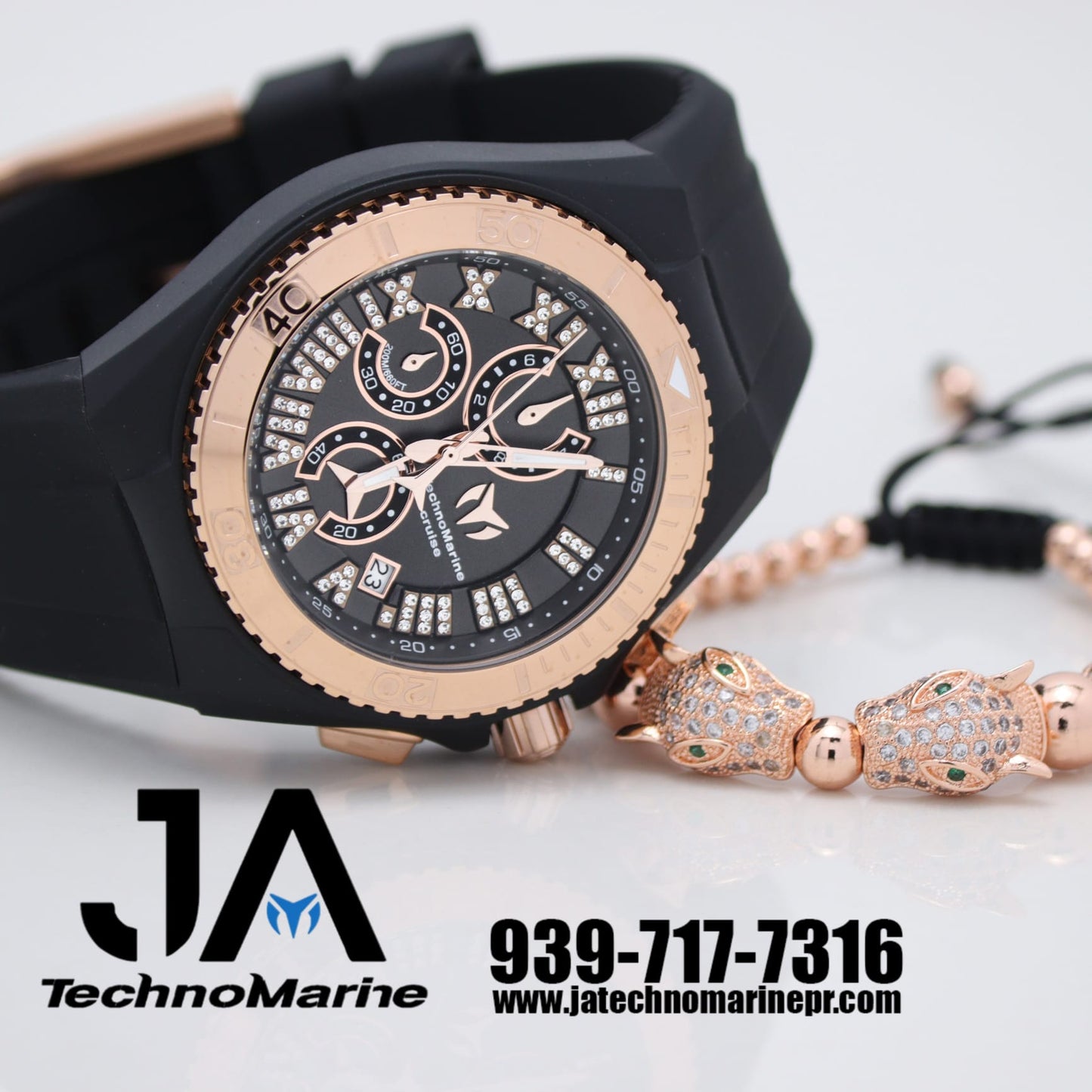 Technomarine Hombre Rose Gold / Cruise Collection Watch 46mm