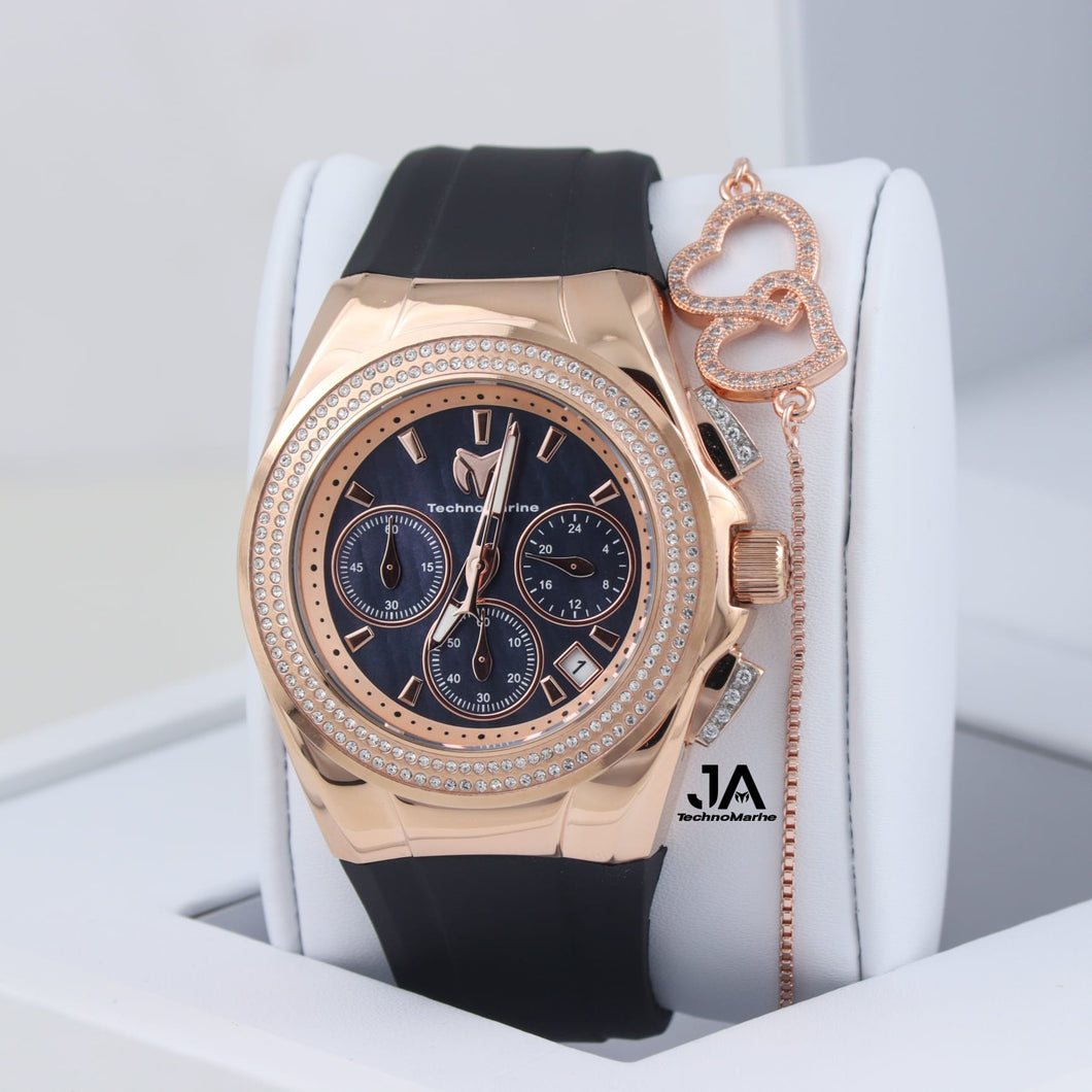 2021 TechnoMarine Custom Pave 40mm Para (Mujer )