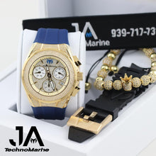 Cargar imagen en el visor de la galería, TECHNOMARINE (Pave) Cruise Collection Maquina Suiza  Color Oro Dos Correas
