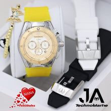 Cargar imagen en el visor de la galería, Technomarine Women&#39;s Cruise 40mm Silicone Band Swiss Quartz Watch
