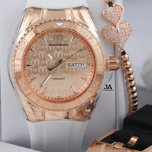 Cargar imagen en el visor de la galería, Technomarine Mujer Cruise Monogram Quartz Watch  Stainless Steel Rose Gold 40mm
