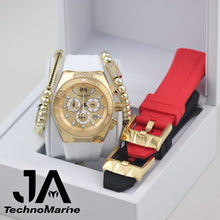 Cargar imagen en el visor de la galería, Technomarine Men&#39;s  Swiss Mvt Gold and Gold Suizo Tres Correas
