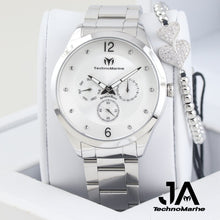 Cargar imagen en el visor de la galería, Technomarine MoonSun Silver Dial Women  Watch
