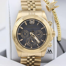 Cargar imagen en el visor de la galería, Technomarine Manta Ray Chronograph Quartz Gold Dial 42 mm
