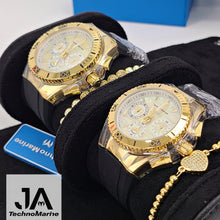 Load image into Gallery viewer, 2x1 TECHNOMARINE Cruise California GOLD Chronograph Quartz

