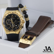Cargar imagen en el visor de la galería, Technmarine Cruise Steel Gold Black 45mm Men
