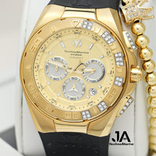 Cargar imagen en el visor de la galería, Technomarine Custom Cruise Men&#39;s Quartz Watch - 45mm Modelo 41 Gold
