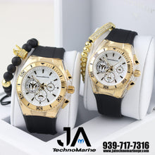 Load image into Gallery viewer, 2x1 TECHNOMARINE Cruise California GOLD Chronograph Quartz
