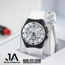 Cargar imagen en el visor de la galería, Technomarine  Cruise Angel Fish White Silicone Watch 40mm
