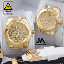 Load image into Gallery viewer, Set Technomarine Clear Cruise Three Monogram Straps 46mm Men&#39;s and 40mm Women&#39;s
