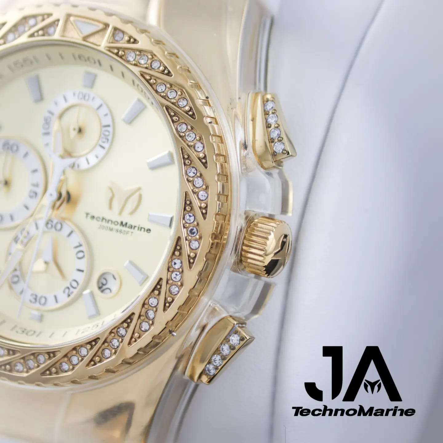 Tenchnomarine Custom Gold & Gold Diamond 46mm