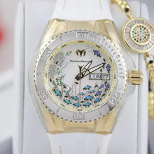 Load image into Gallery viewer, 𝐓𝐄𝐂𝐇𝐍𝐎𝐌𝐀𝐑𝐈𝐍𝐄 Women&#39;s 40mm Cruise Dream Gold &amp; White
