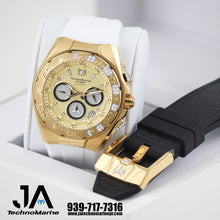 Cargar imagen en el visor de la galería, Technomarine Custom Cruise Men&#39;s Quartz Watch Dos Corres Dos Hebilla Custom ( Modelo 46 )
