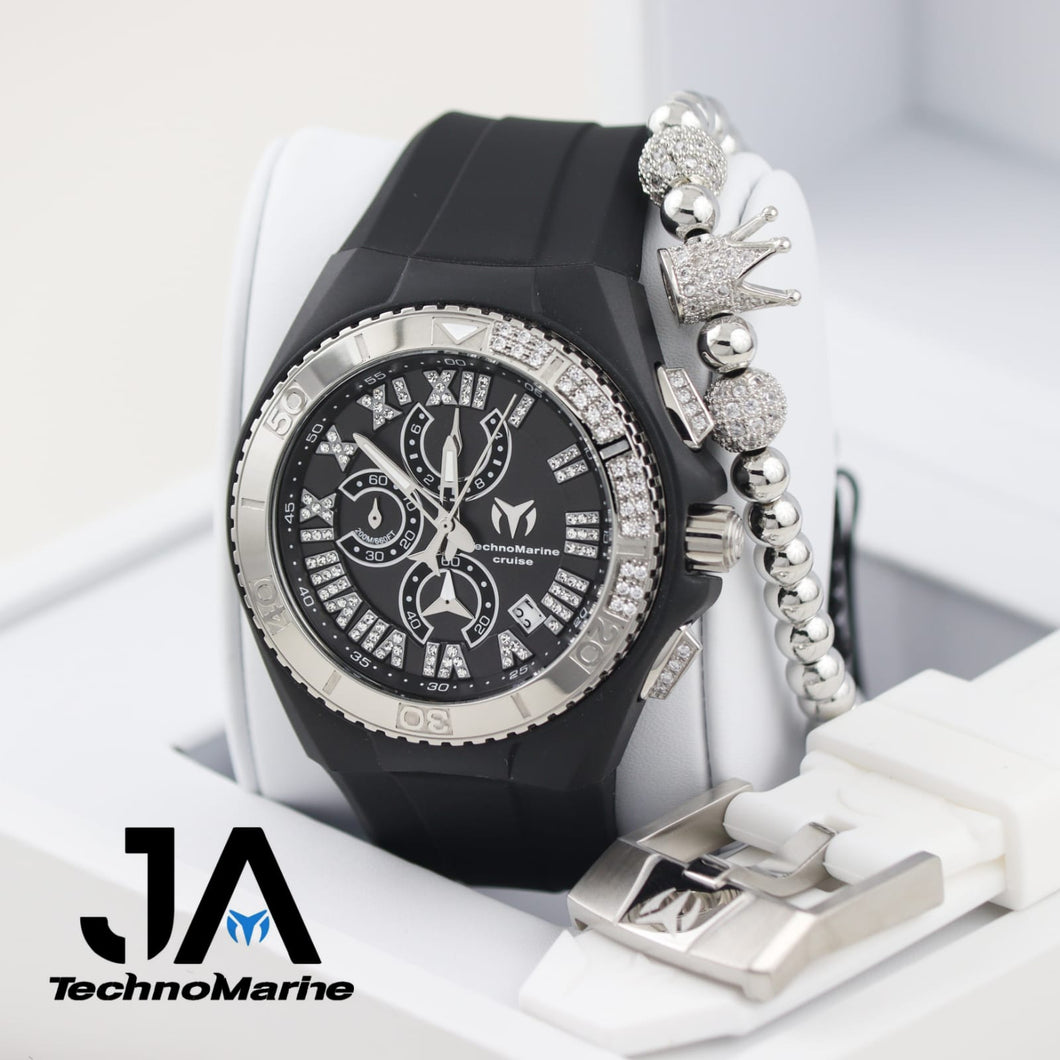 Technomarine Cruise Star 46mm Silver Watch 