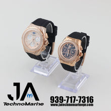 Cargar imagen en el visor de la galería, Set Technomarine (PAVE) 46 mm Hombre Cruise Collections Máquina SUIZA Color Oro Rosado Y 2021 TechnoMarine Custom Pave 40mm Para (Mujer )
