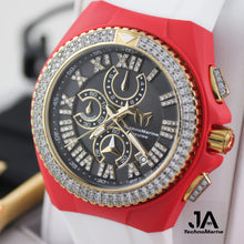 Cargar imagen en el visor de la galería, Technomarine Custom  Cruise Star gold with Black dial, Modelo 149 Black
