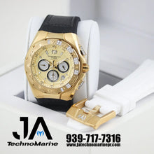 Cargar imagen en el visor de la galería, Technomarine Custom Cruise Men&#39;s Quartz Watch Dos Corres Dos Hebilla Custom ( Modelo 46 )
