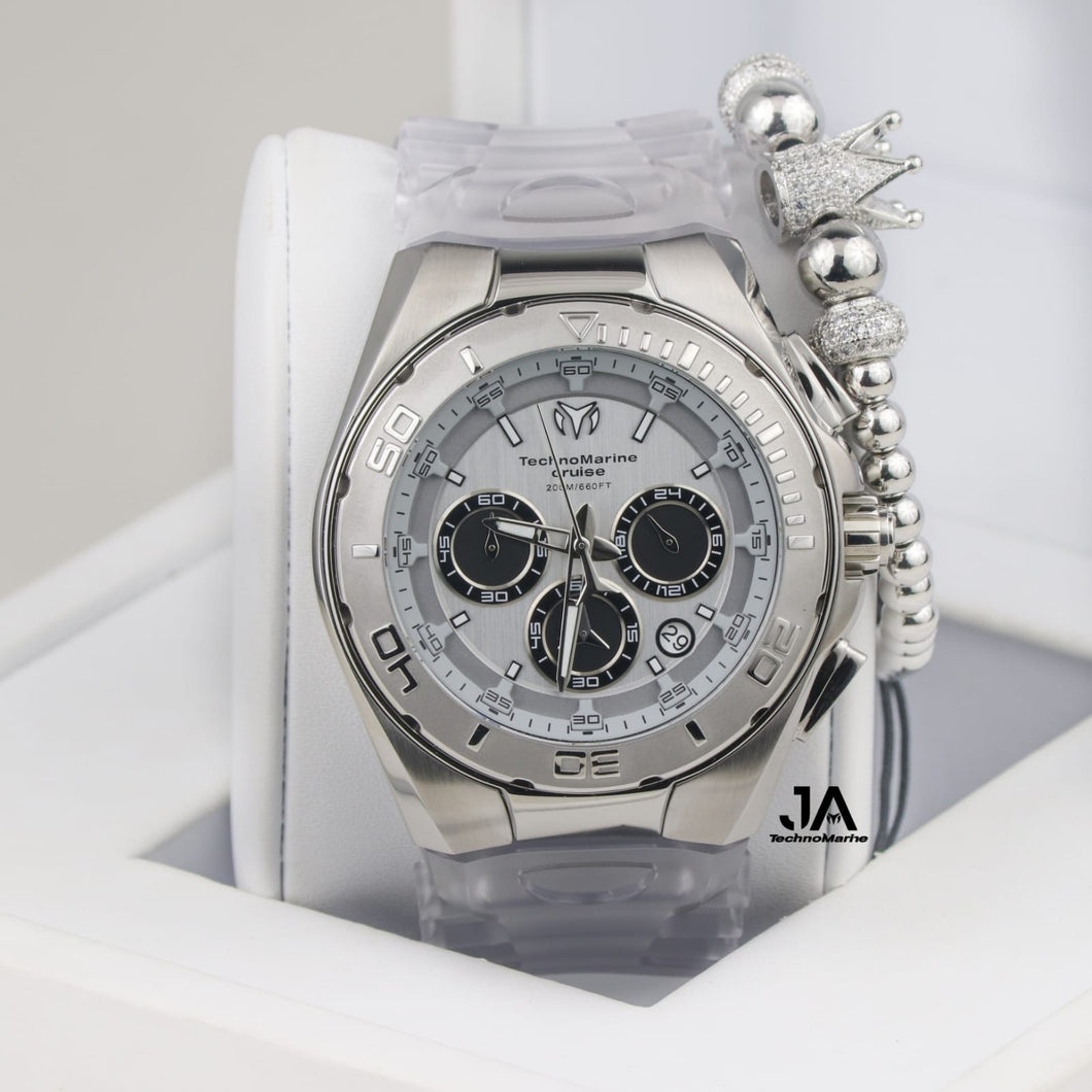 Technomarine Cruise Chronograph Quartz Silver Dial Men's Watch